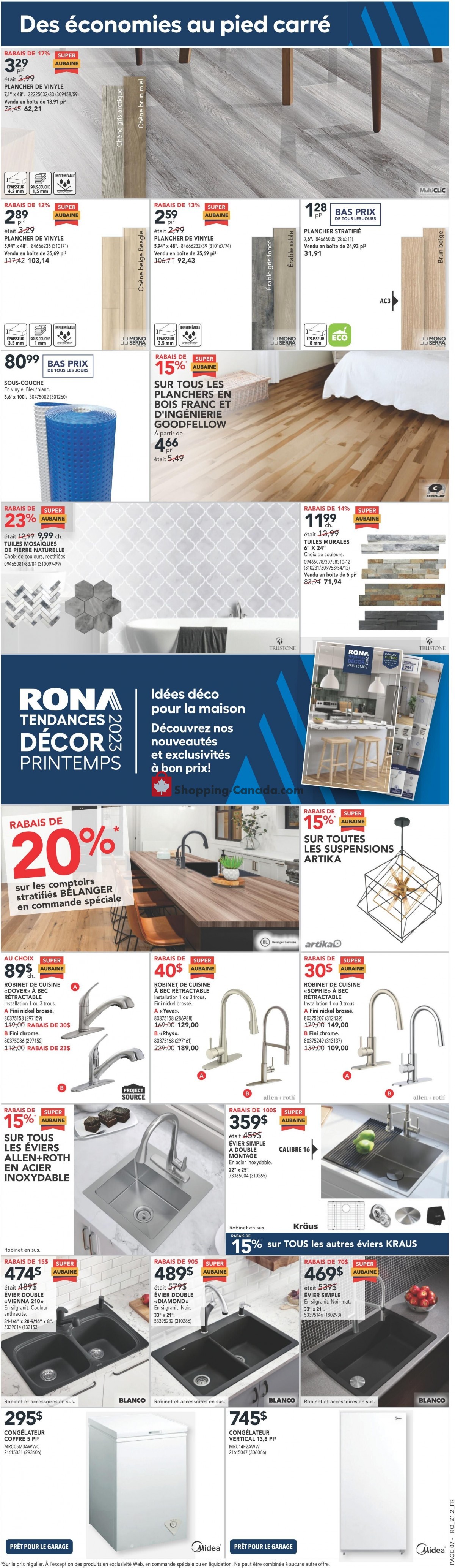 Rona flyer from Thursday April 6, 2023 to Wednesday April 12, 2023 - page 8
