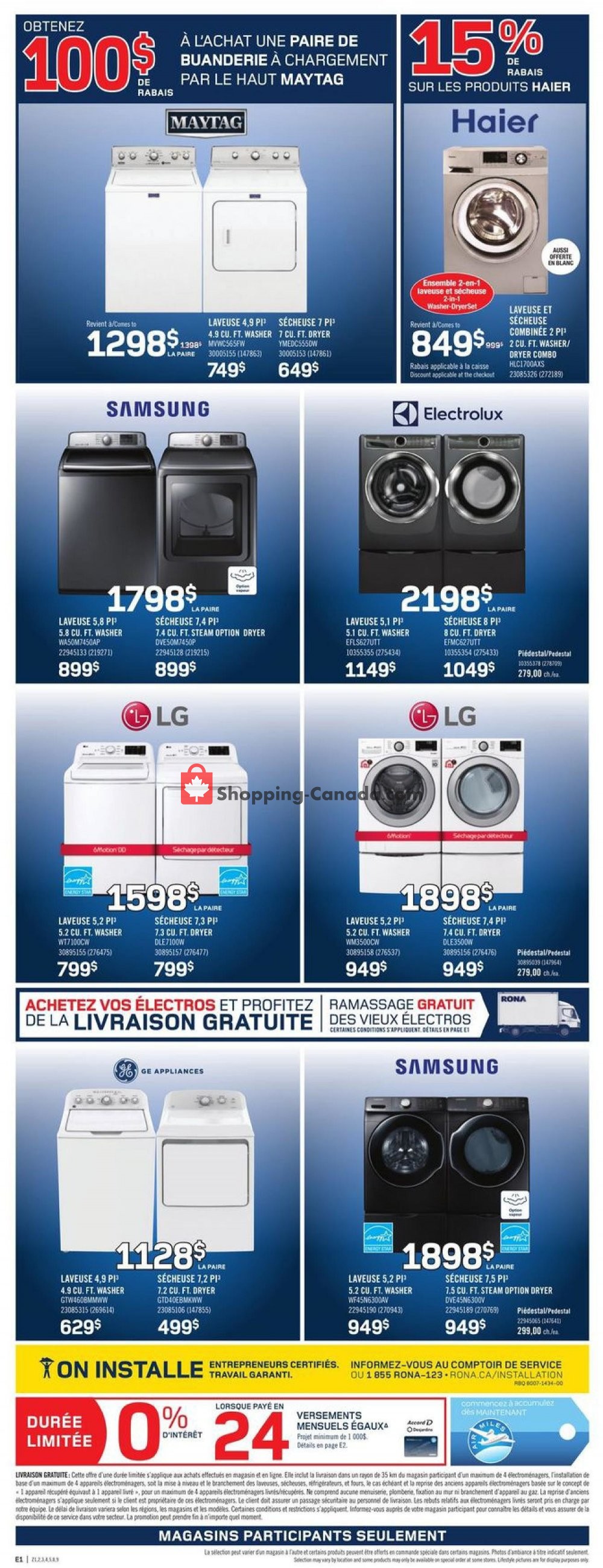 Rona flyer from Thursday August 15, 2019 to Wednesday August 21, 2019 - page 4