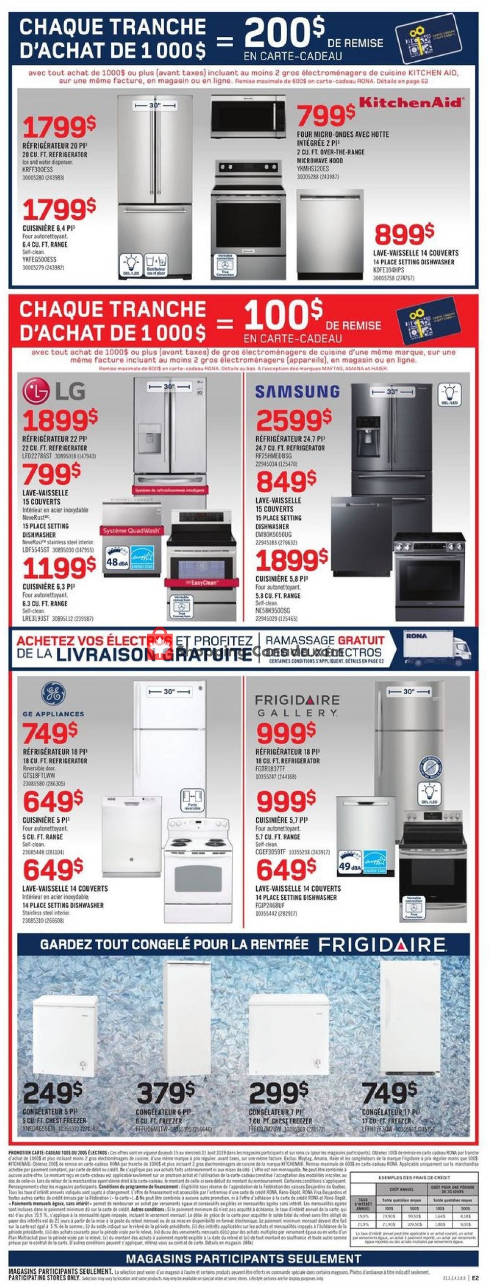 Rona flyer from Thursday August 15, 2019 to Wednesday August 21, 2019 - page 5