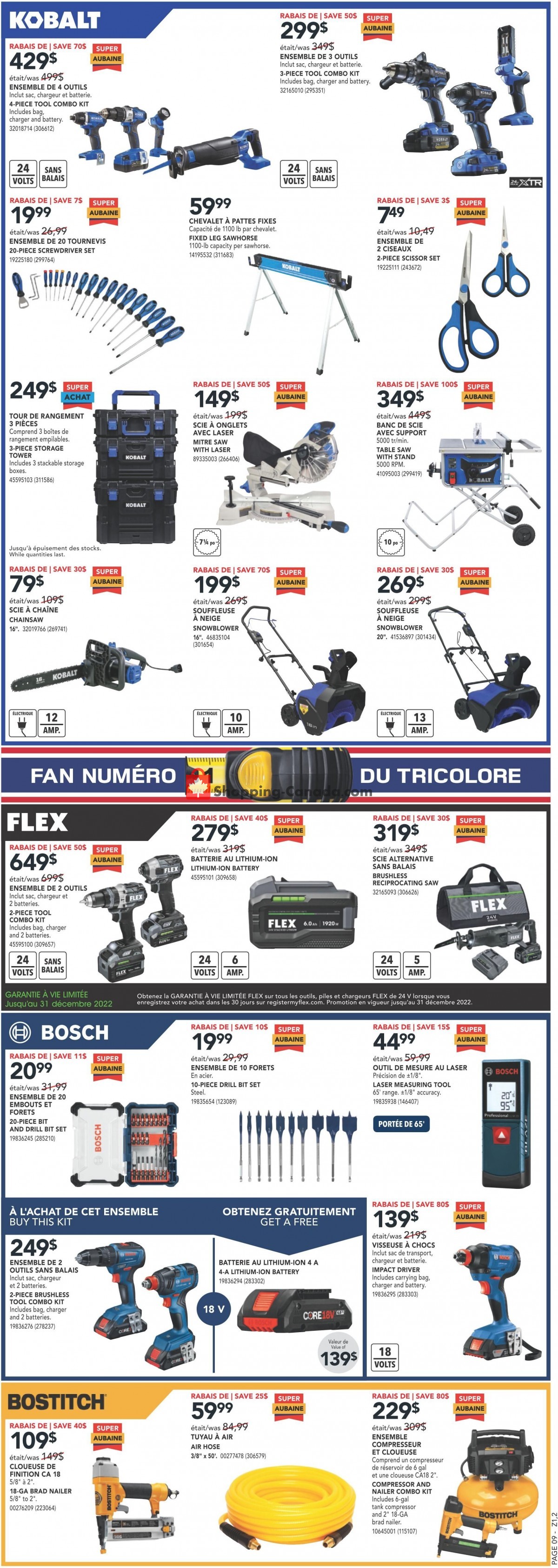 Rona Canada, flyer (Special Offer QC) December 1 December 7