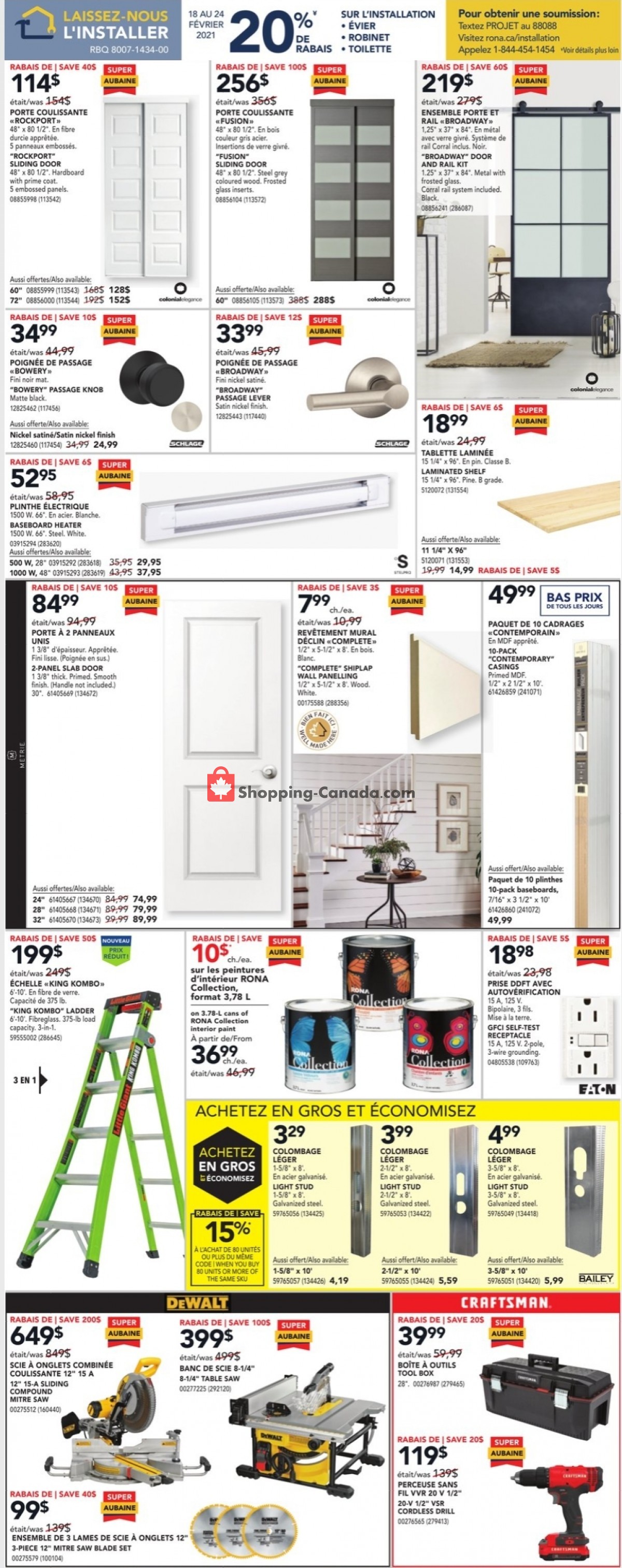 Rona flyer from Thursday February 18, 2021 to Wednesday February 24, 2021 - page 3