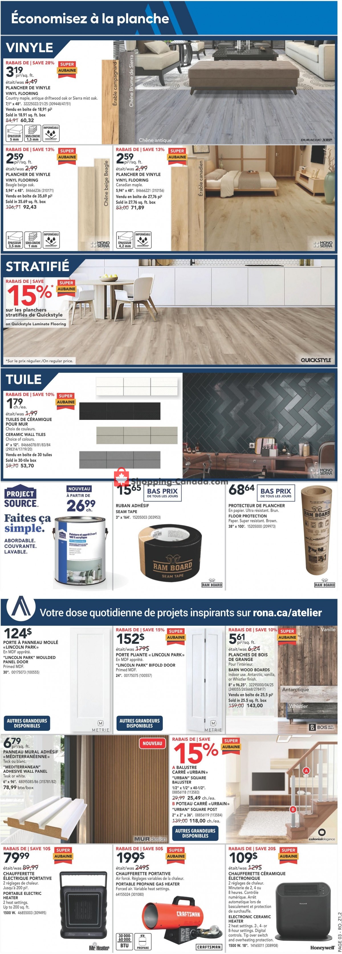 Rona Canada, flyer (Special Offer QC) February 2 February 8, 2023 Shopping Canada