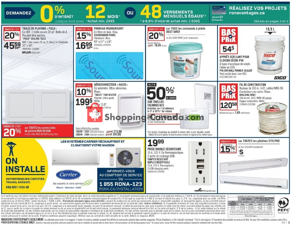 Rona flyer from Thursday February 6, 2020 to Wednesday February 12, 2020 - page 3