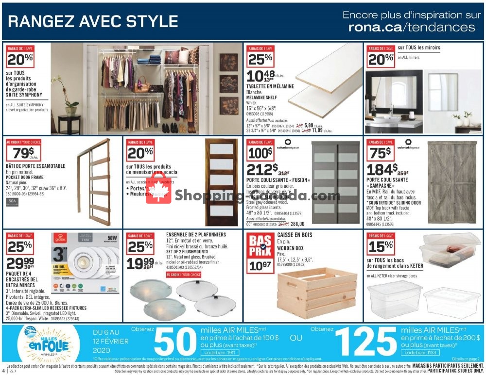 Rona flyer from Thursday February 6, 2020 to Wednesday February 12, 2020 - page 6
