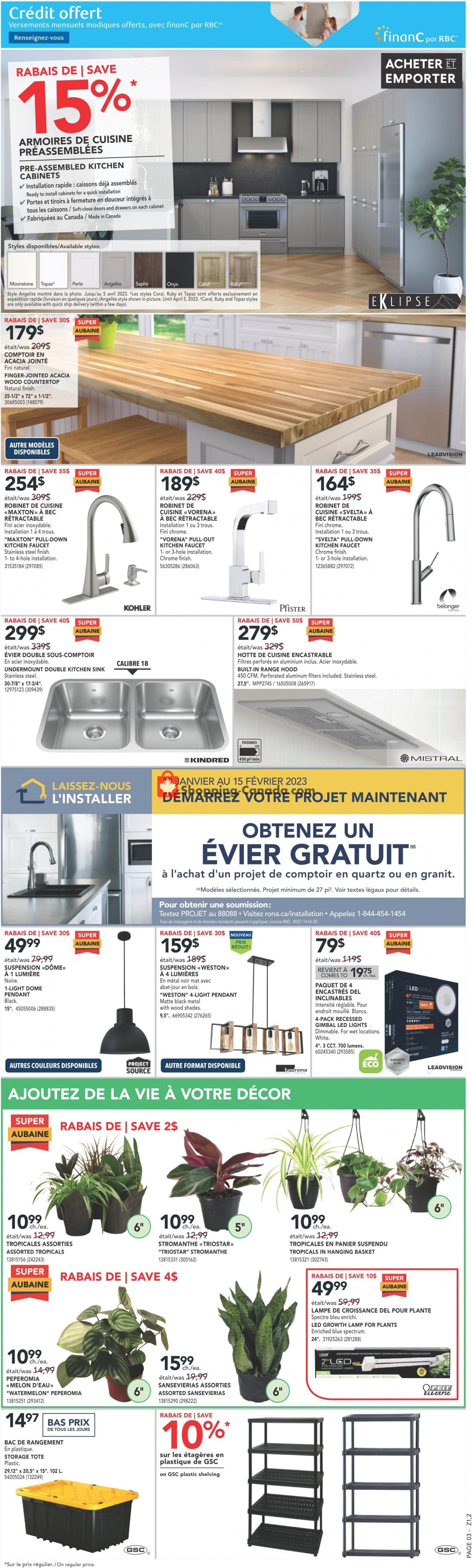 Rona flyer from Thursday January 19, 2023 to Wednesday January 25, 2023 - page 5