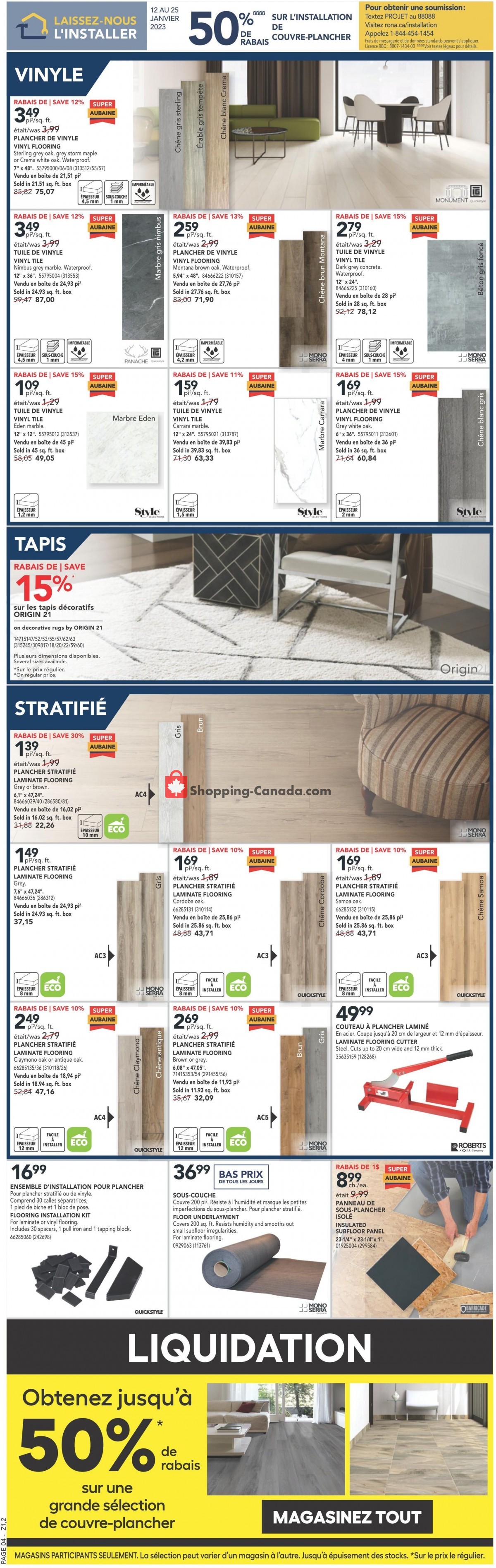 Rona flyer from Thursday January 19, 2023 to Wednesday January 25, 2023 - page 6