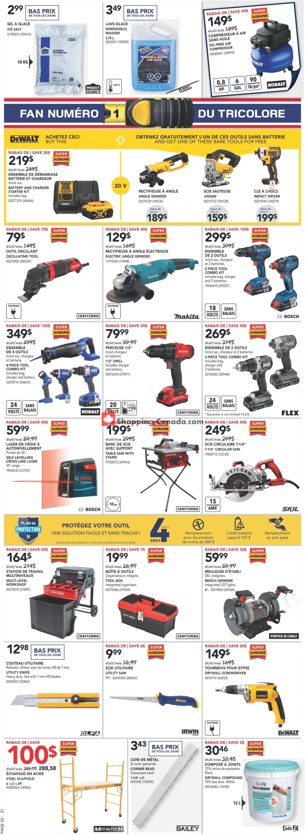 Rona Canada, flyer (Special Offer QC) January 26 February 1