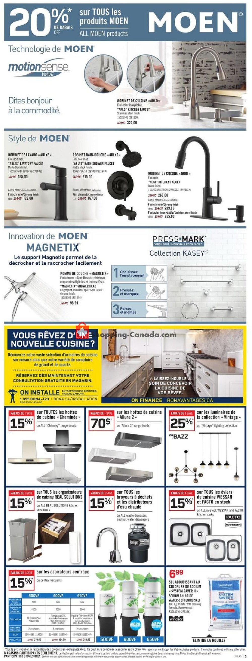 Rona flyer from Thursday July 11, 2019 to Wednesday July 17, 2019 - page 3