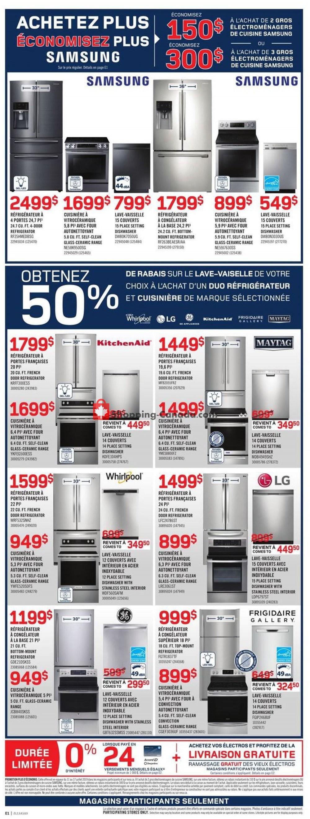 Rona flyer from Thursday July 11, 2019 to Wednesday July 17, 2019 - page 4