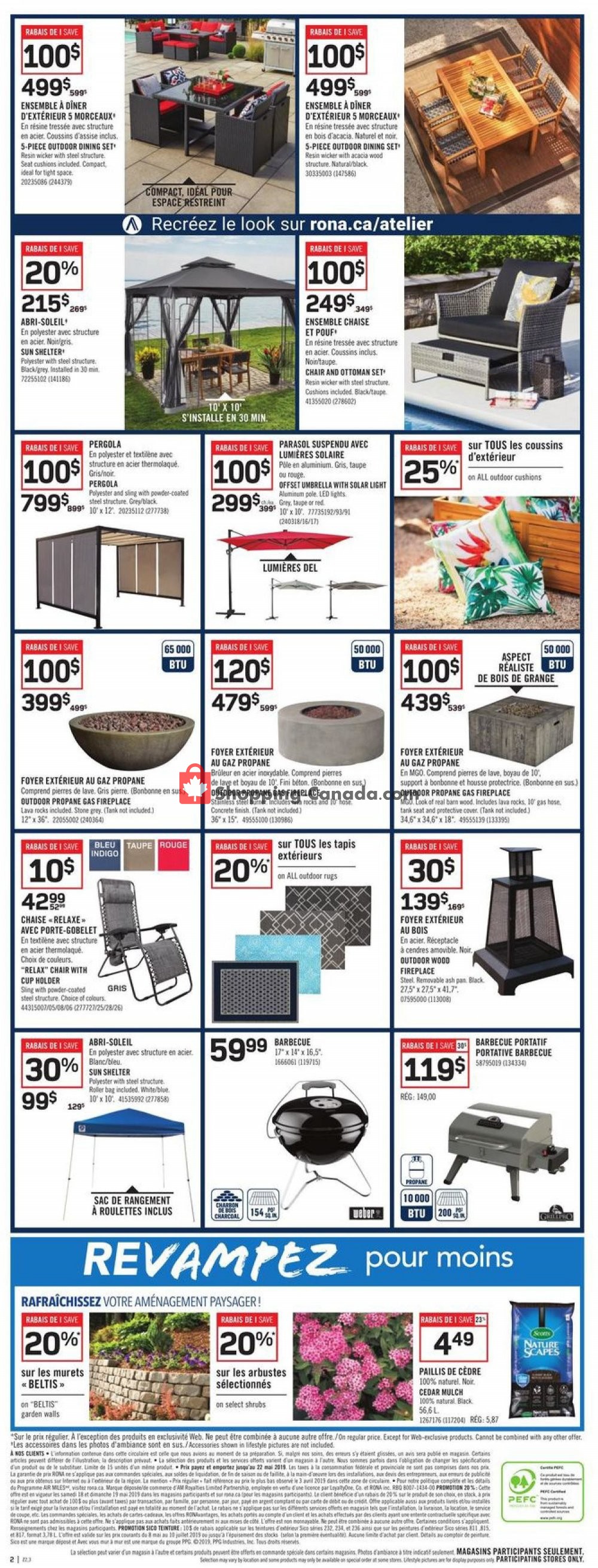 Rona flyer from Thursday May 16, 2019 to Wednesday May 22, 2019 - page 2