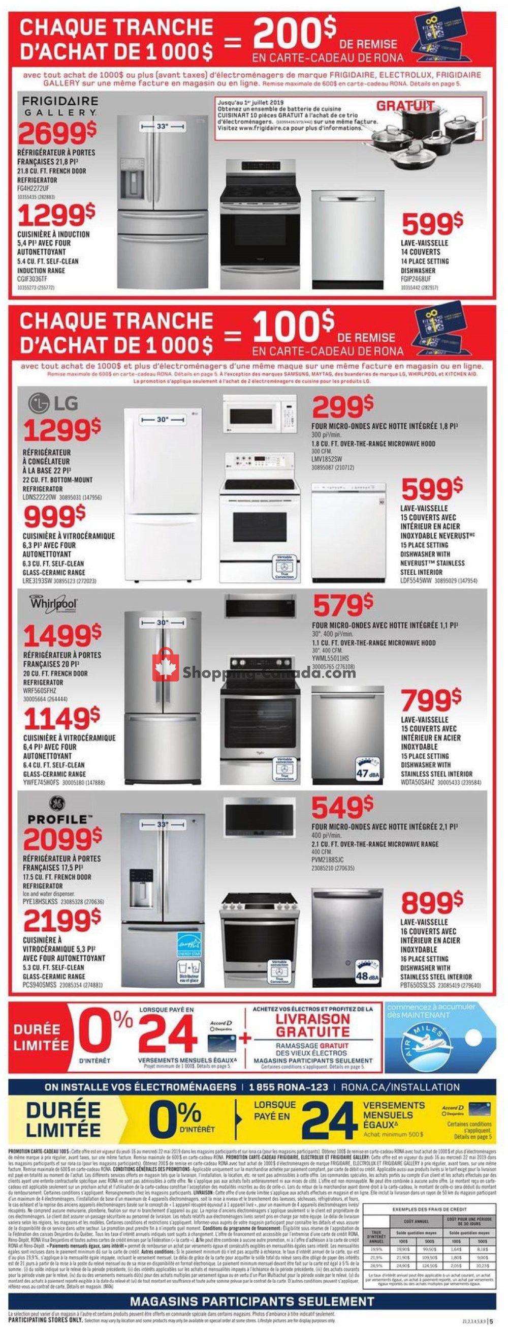 Rona flyer from Thursday May 16, 2019 to Wednesday May 22, 2019 - page 7