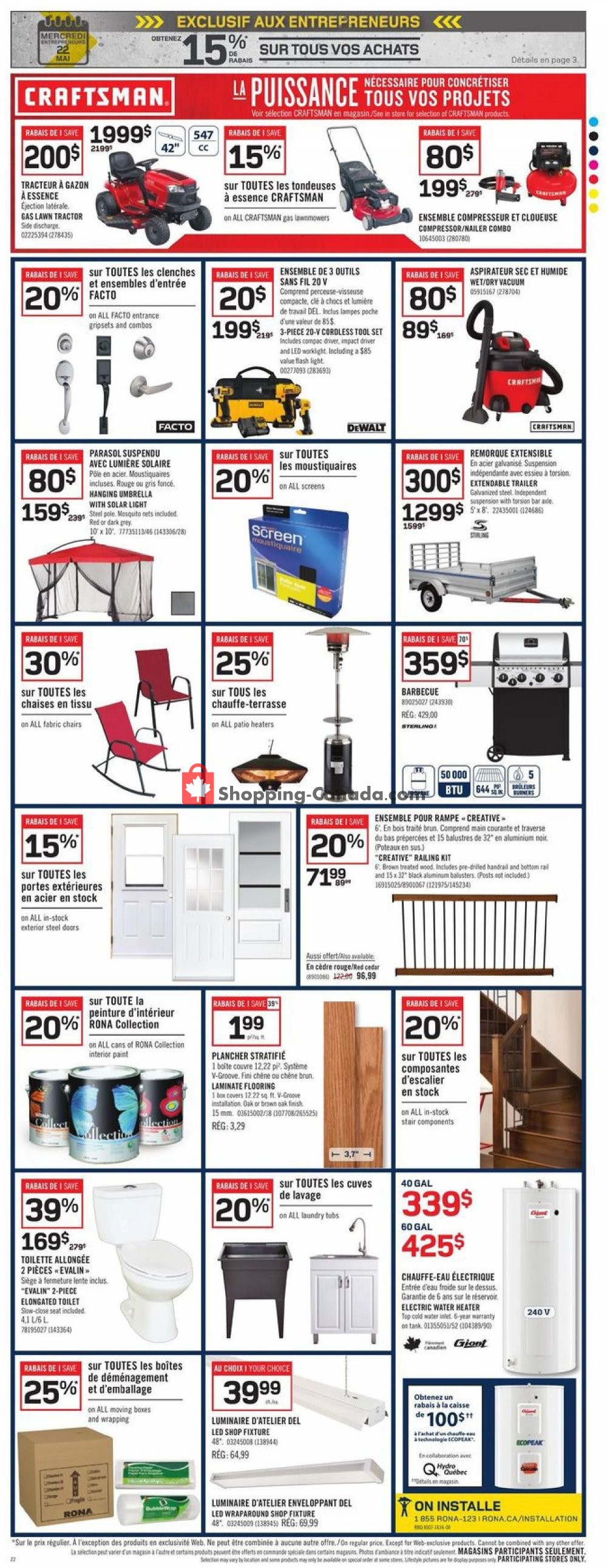 Rona flyer from Thursday May 16, 2019 to Wednesday May 22, 2019 - page 8