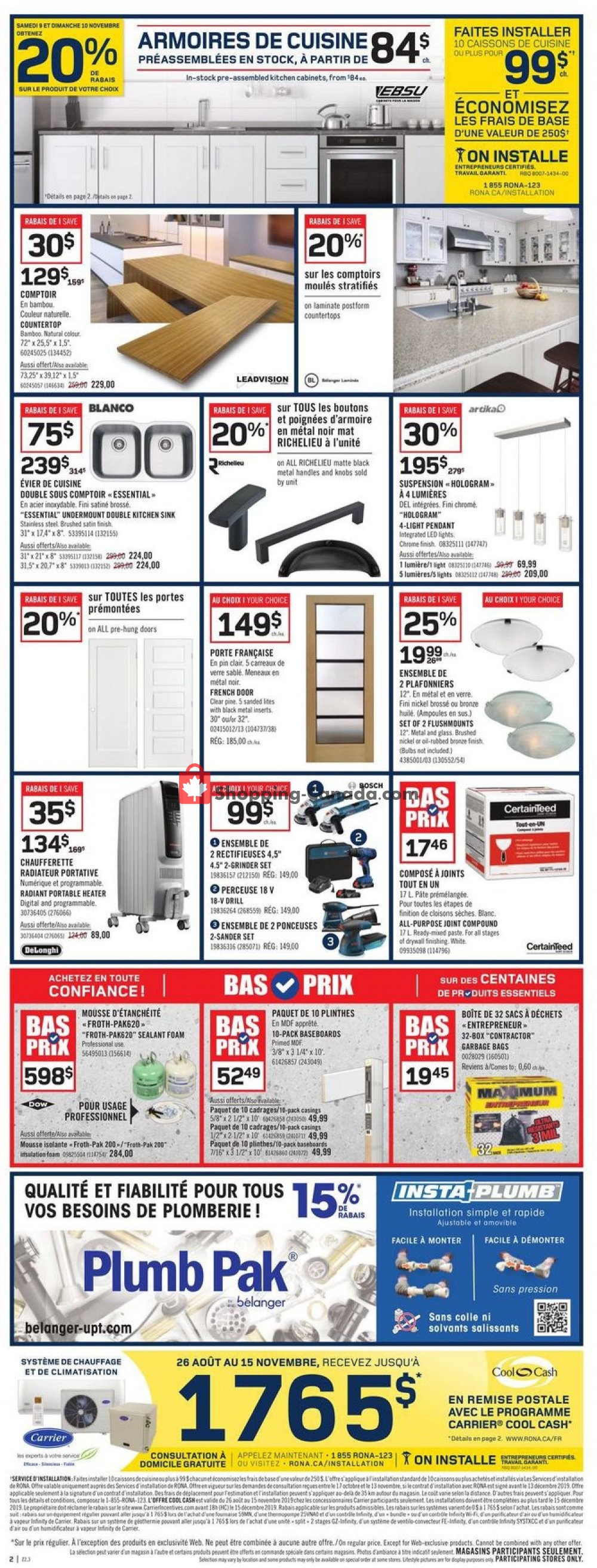 Rona flyer from Thursday November 7, 2019 to Wednesday November 13, 2019 - page 2