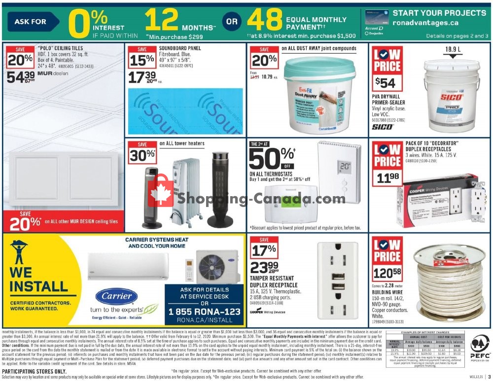 Rona flyer from Thursday February 6, 2020 to Wednesday February 12, 2020 - page 3