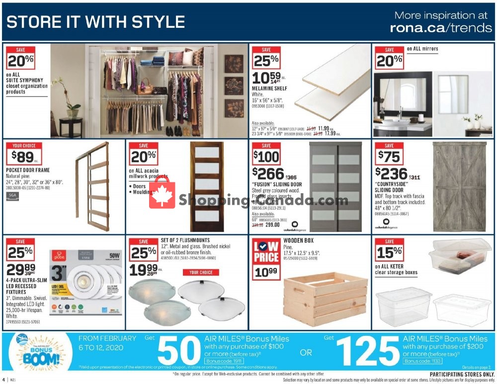 Rona flyer from Thursday February 6, 2020 to Wednesday February 12, 2020 - page 6