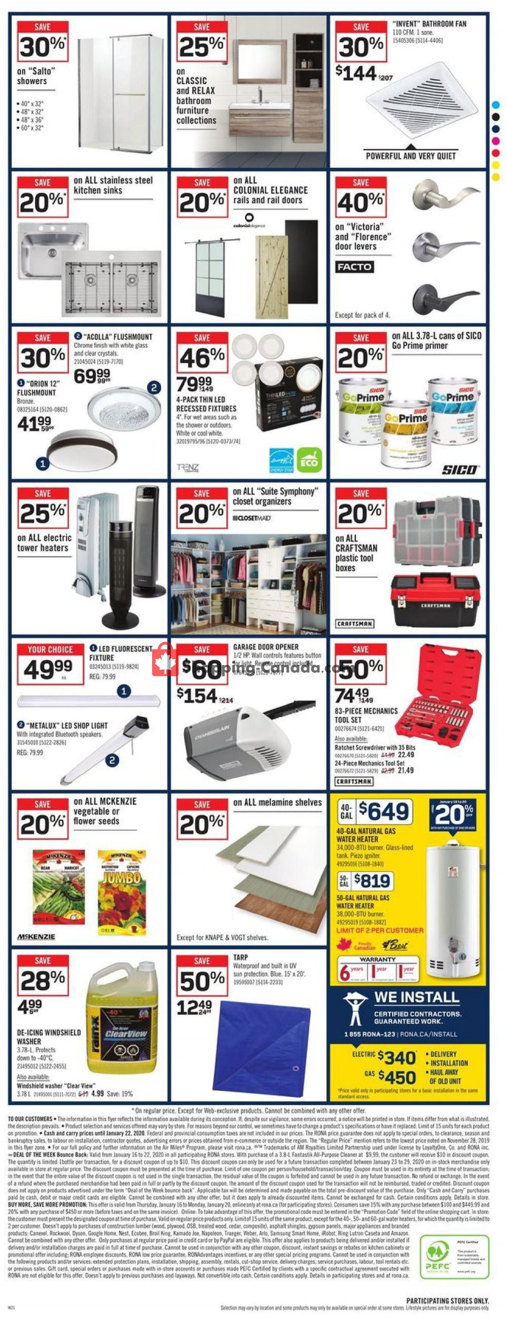 Rona flyer from Thursday January 16, 2020 to Wednesday January 22, 2020 - page 4