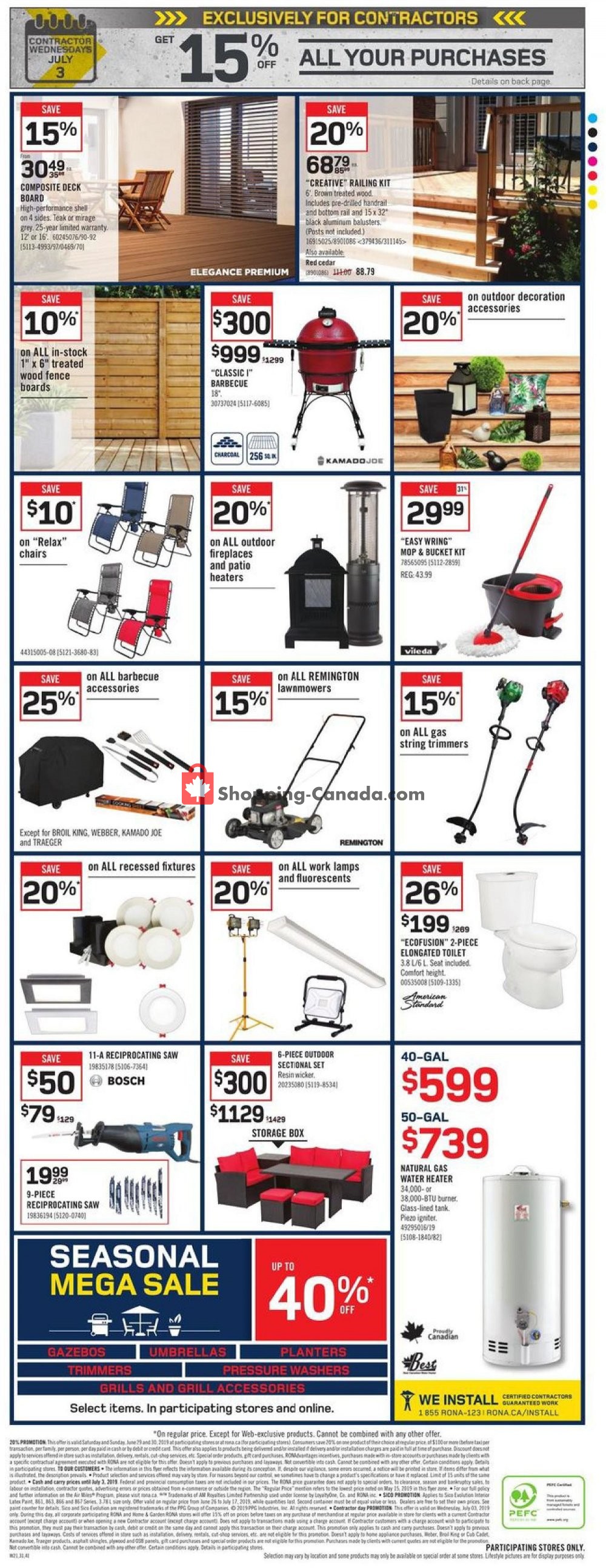 Rona flyer from Thursday June 27, 2019 to Wednesday July 3, 2019 - page 10