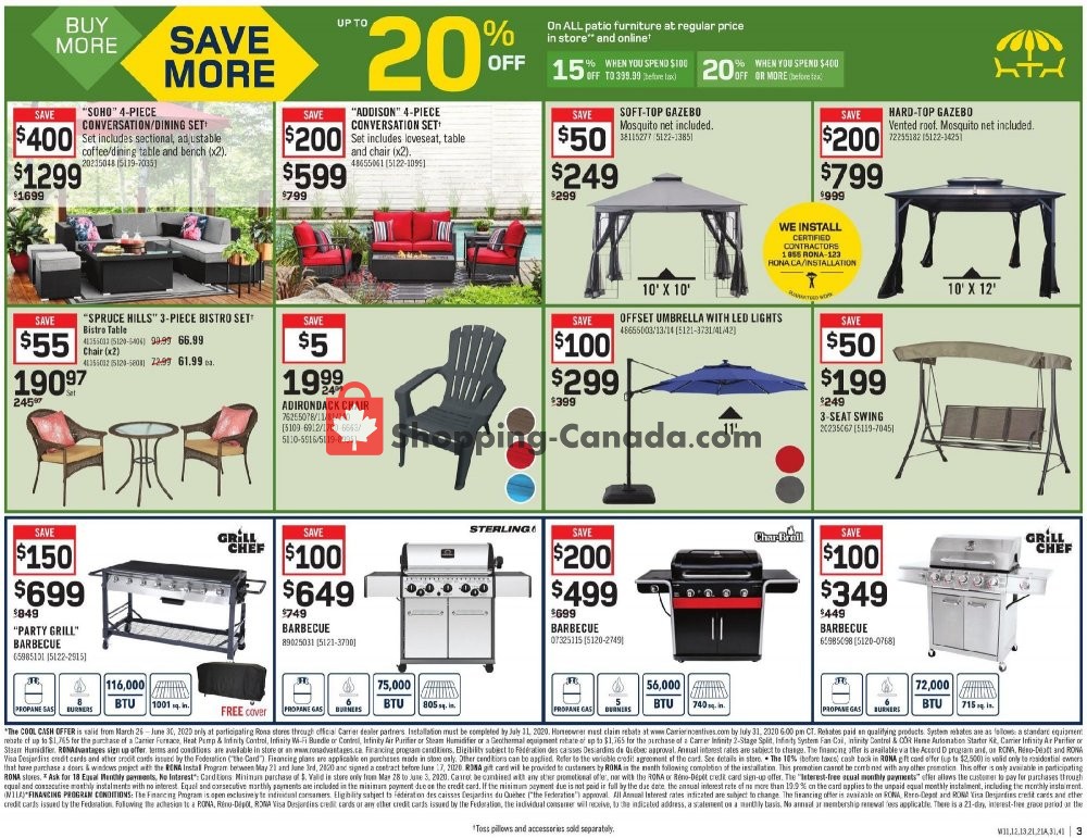 Rona flyer from Thursday May 28, 2020 to Wednesday June 3, 2020 - page 3