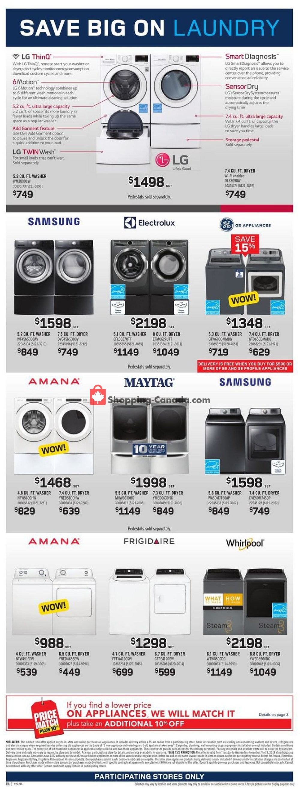 Rona flyer from Thursday November 7, 2019 to Wednesday November 13, 2019 - page 6