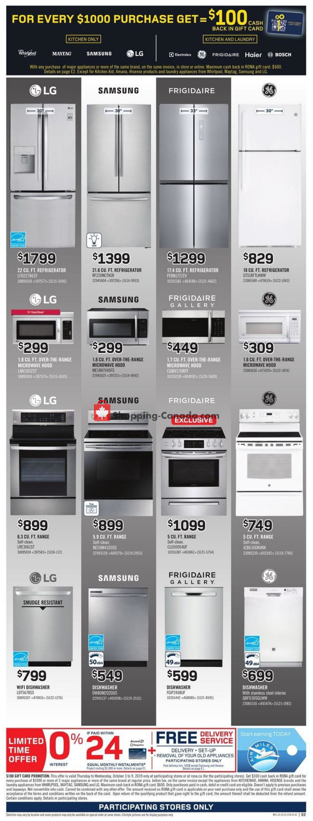 Rona flyer from Thursday October 3, 2019 to Wednesday October 9, 2019 - page 5