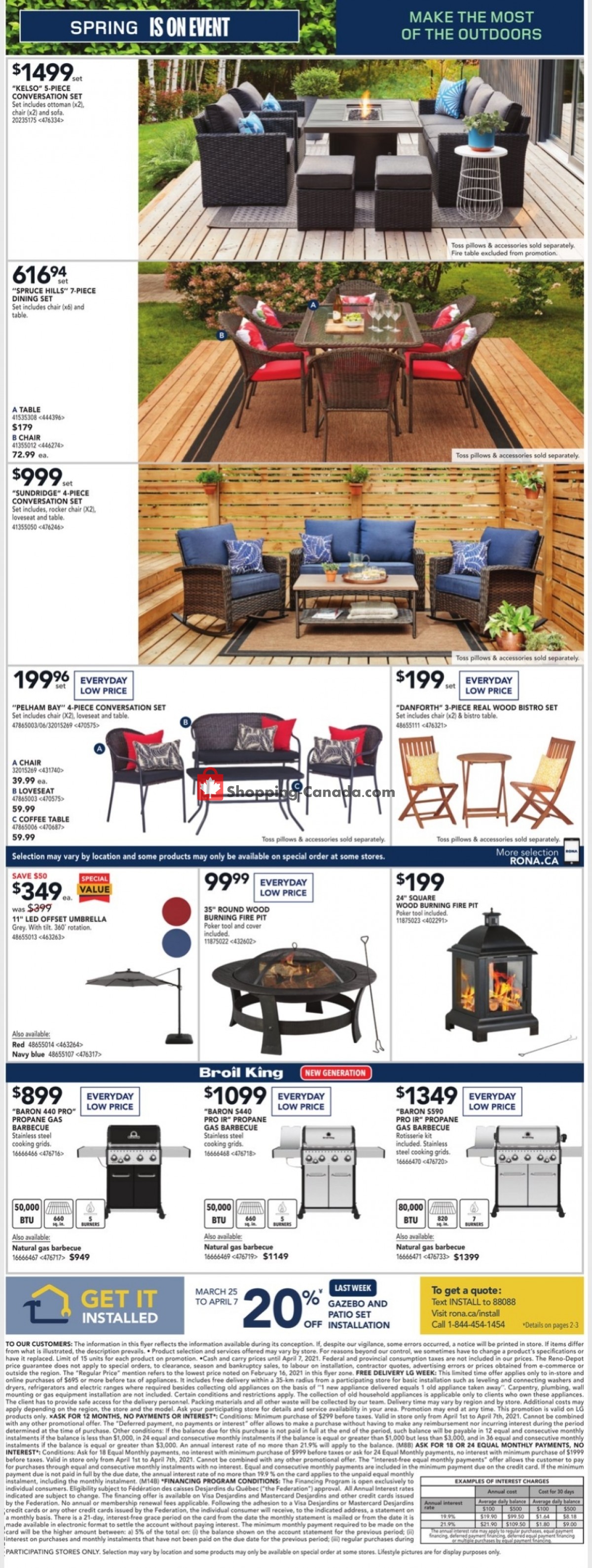 Rona flyer from Thursday April 1, 2021 to Wednesday April 7, 2021 - page 2