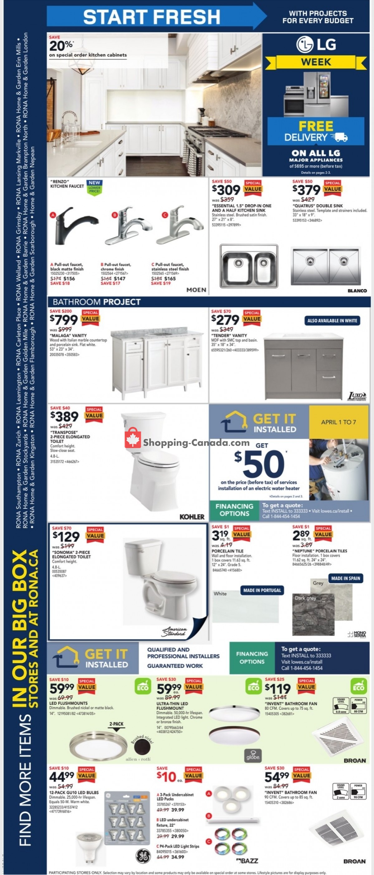 Rona flyer from Thursday April 1, 2021 to Wednesday April 7, 2021 - page 4