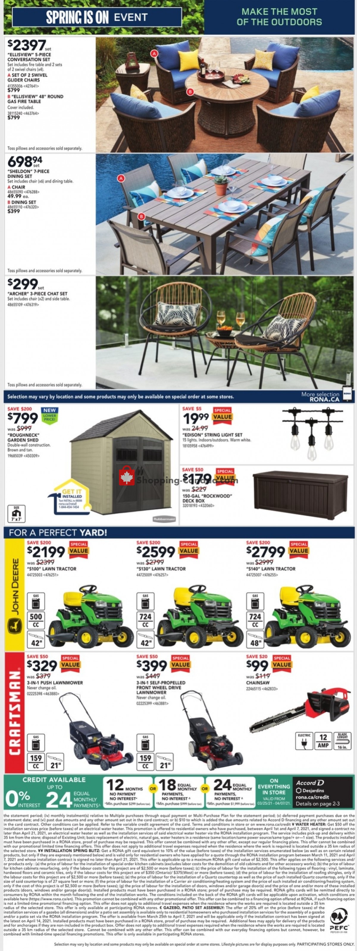 Rona flyer from Thursday April 1, 2021 to Wednesday April 7, 2021 - page 5
