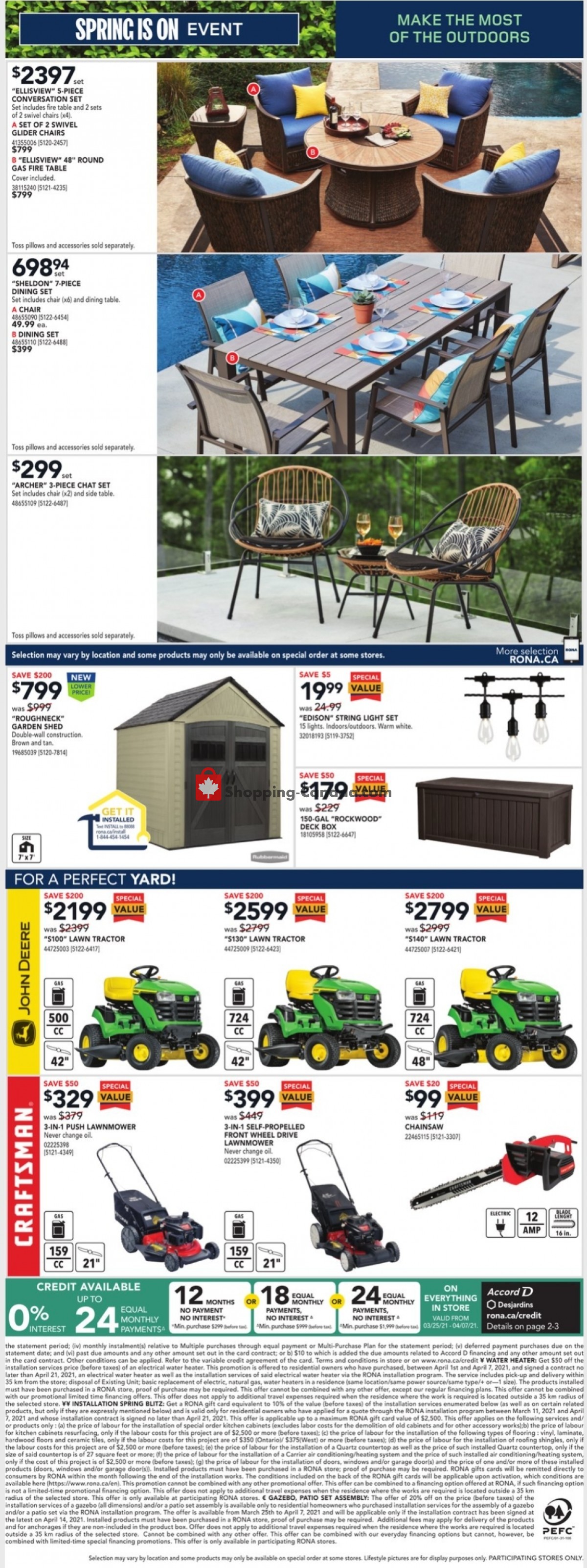 Rona flyer from Thursday April 1, 2021 to Wednesday April 7, 2021 - page 5