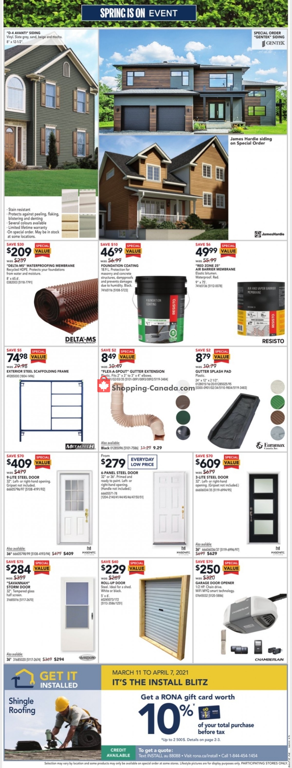 Rona flyer from Thursday April 1, 2021 to Wednesday April 7, 2021 - page 7