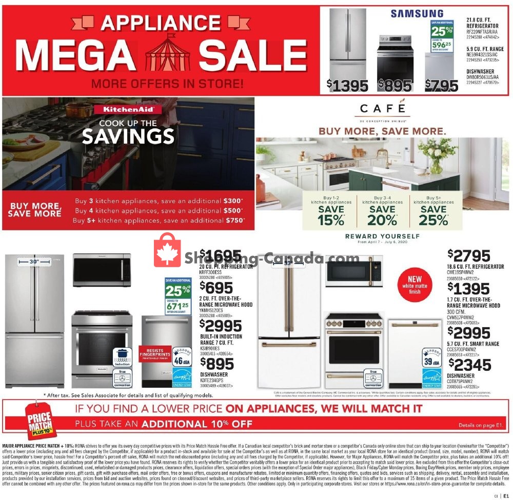 Rona Canada, flyer (Summer Sale ON) June 18 June 24, 2020