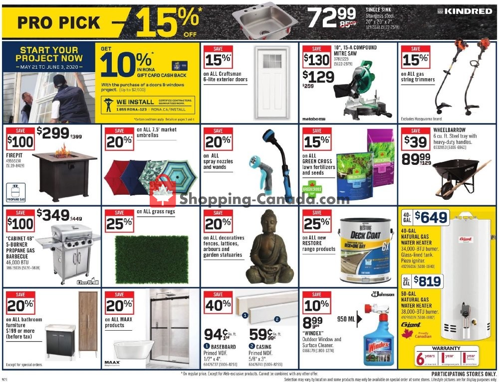 Rona flyer from Thursday May 21, 2020 to Wednesday May 27, 2020 - page 16