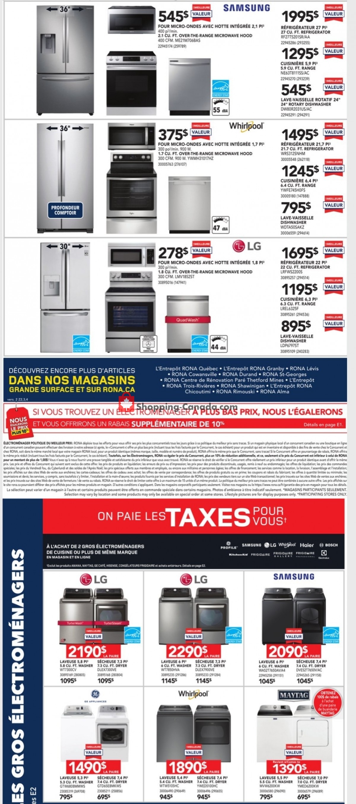 Rona flyer from Thursday April 29, 2021 to Wednesday May 5, 2021 - page 10
