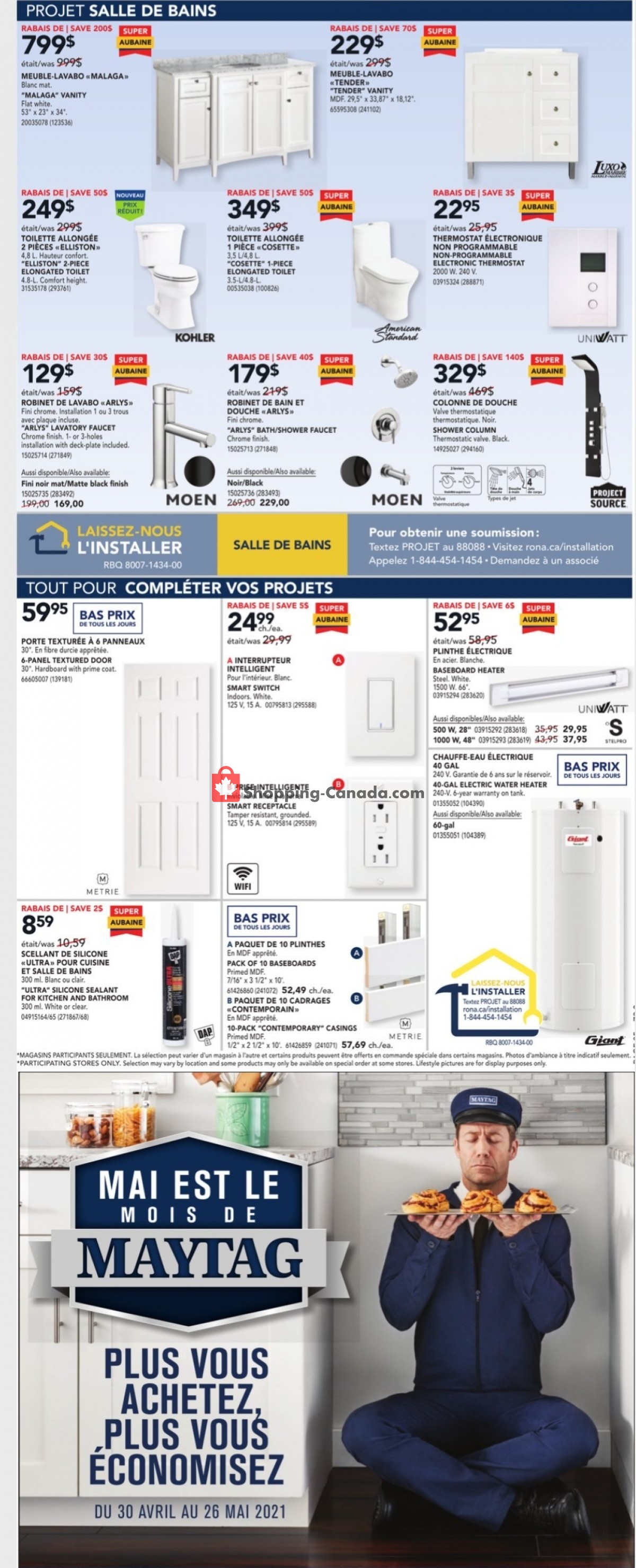 Rona flyer from Thursday April 29, 2021 to Wednesday May 5, 2021 - page 12