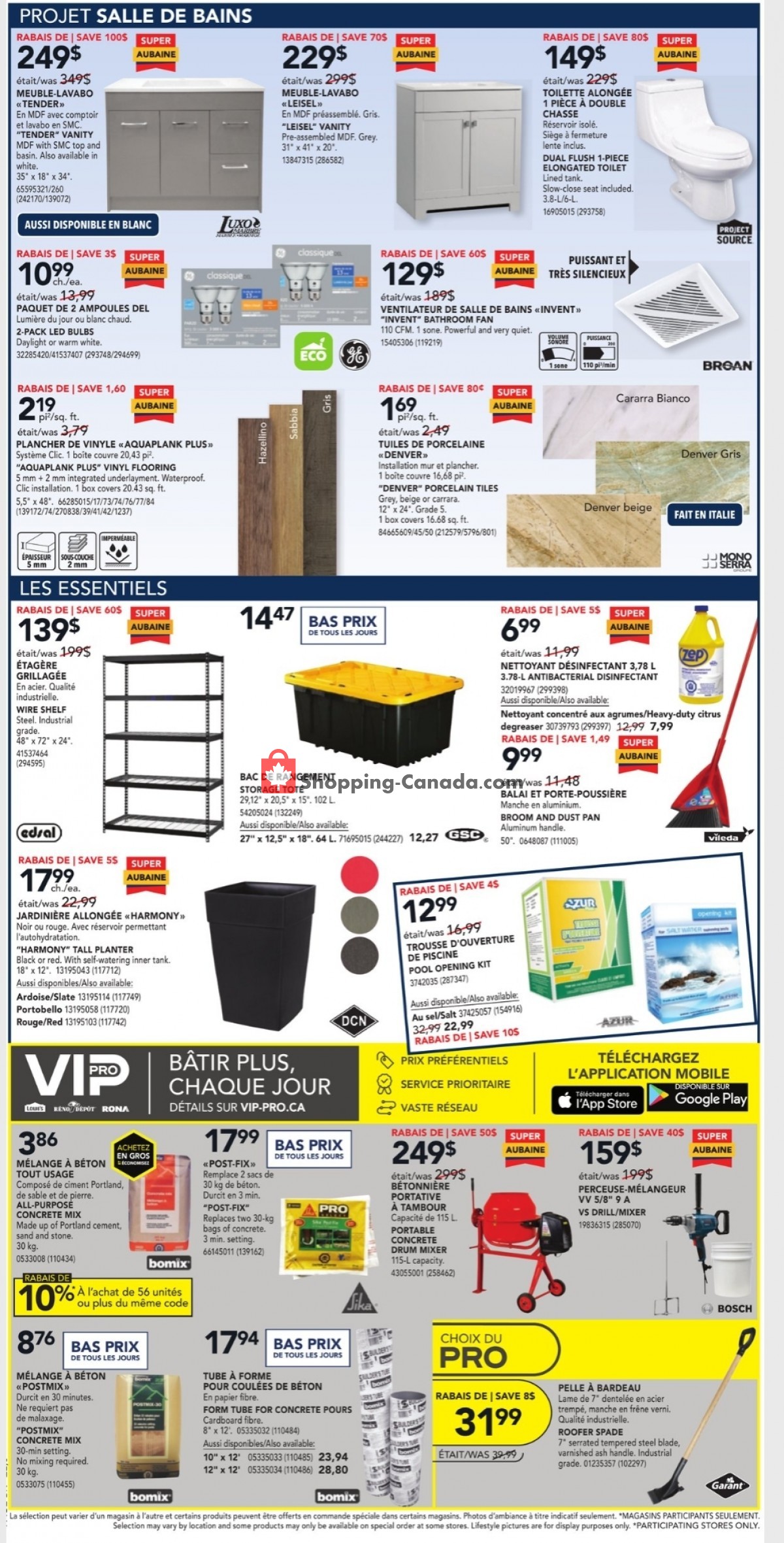 Rona flyer from Thursday April 29, 2021 to Wednesday May 5, 2021 - page 2