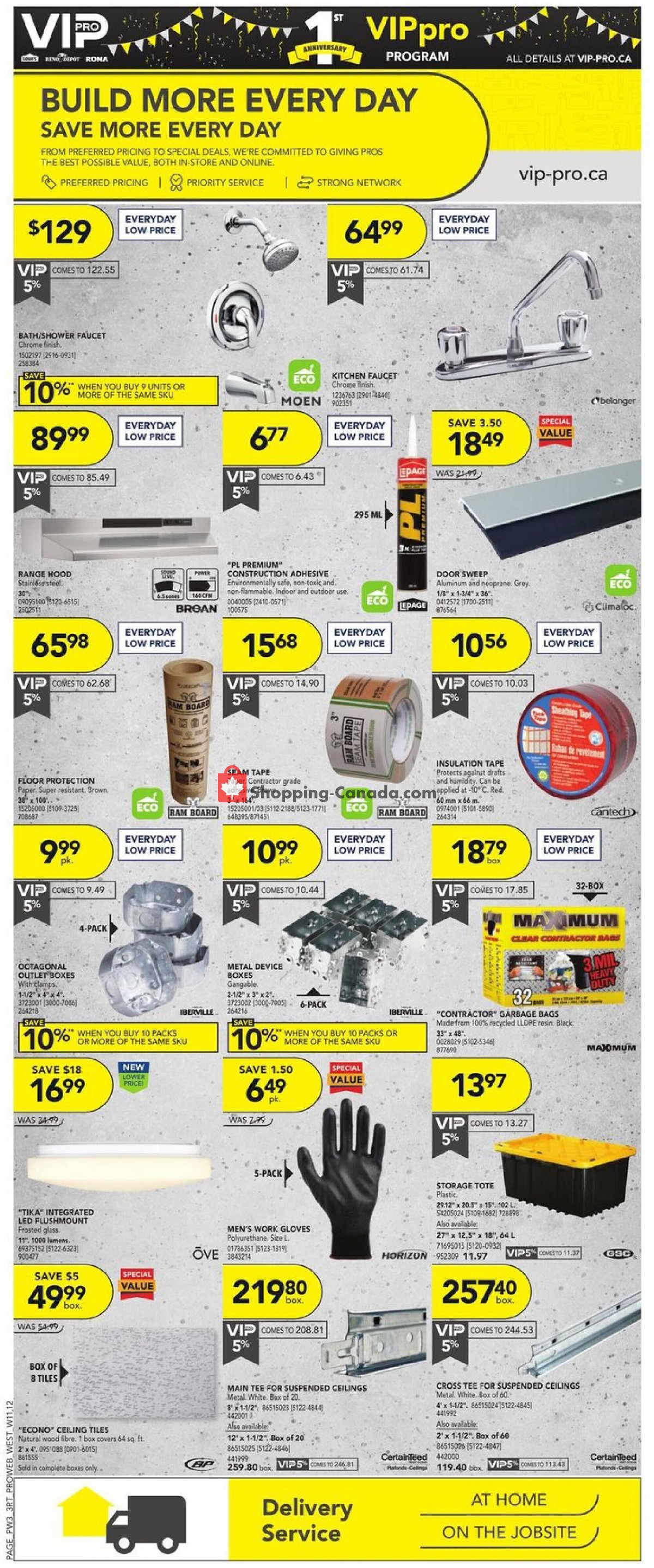 Rona flyer from Thursday September 9, 2021 to Wednesday September 15, 2021 - page 3