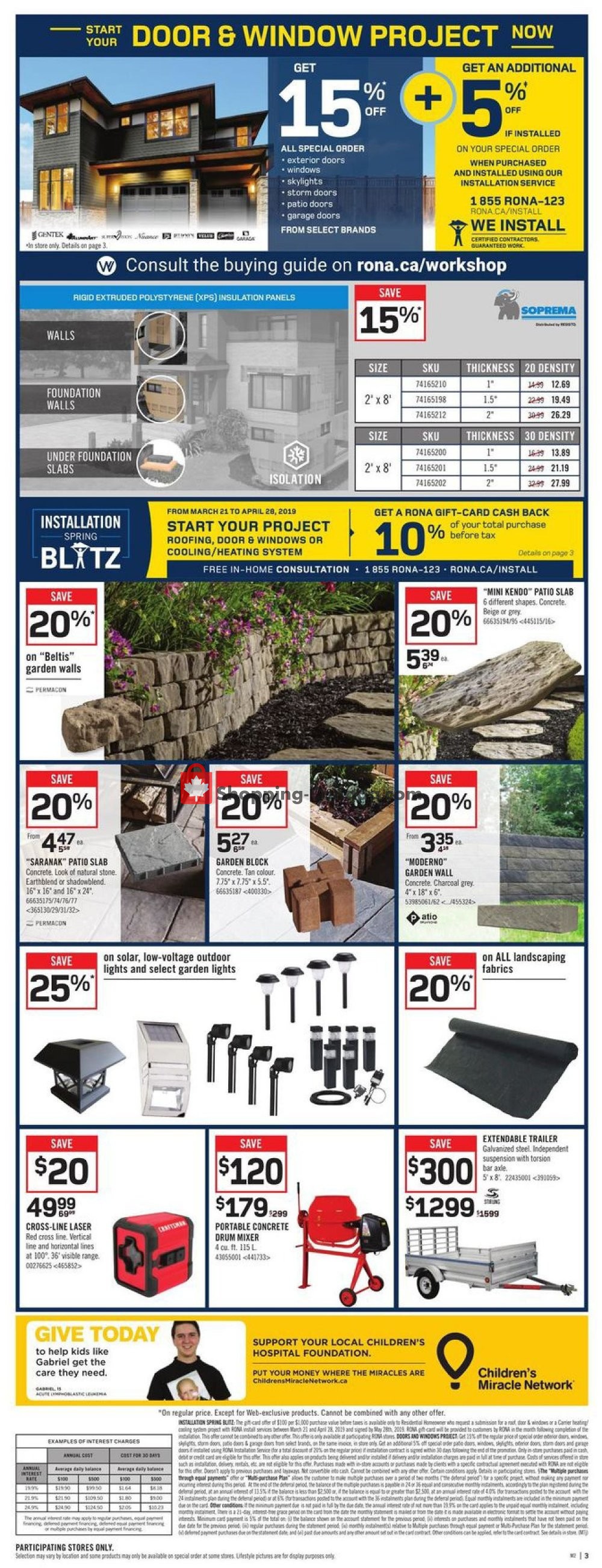 Rona flyer from Thursday April 18, 2019 to Wednesday April 24, 2019 - page 3
