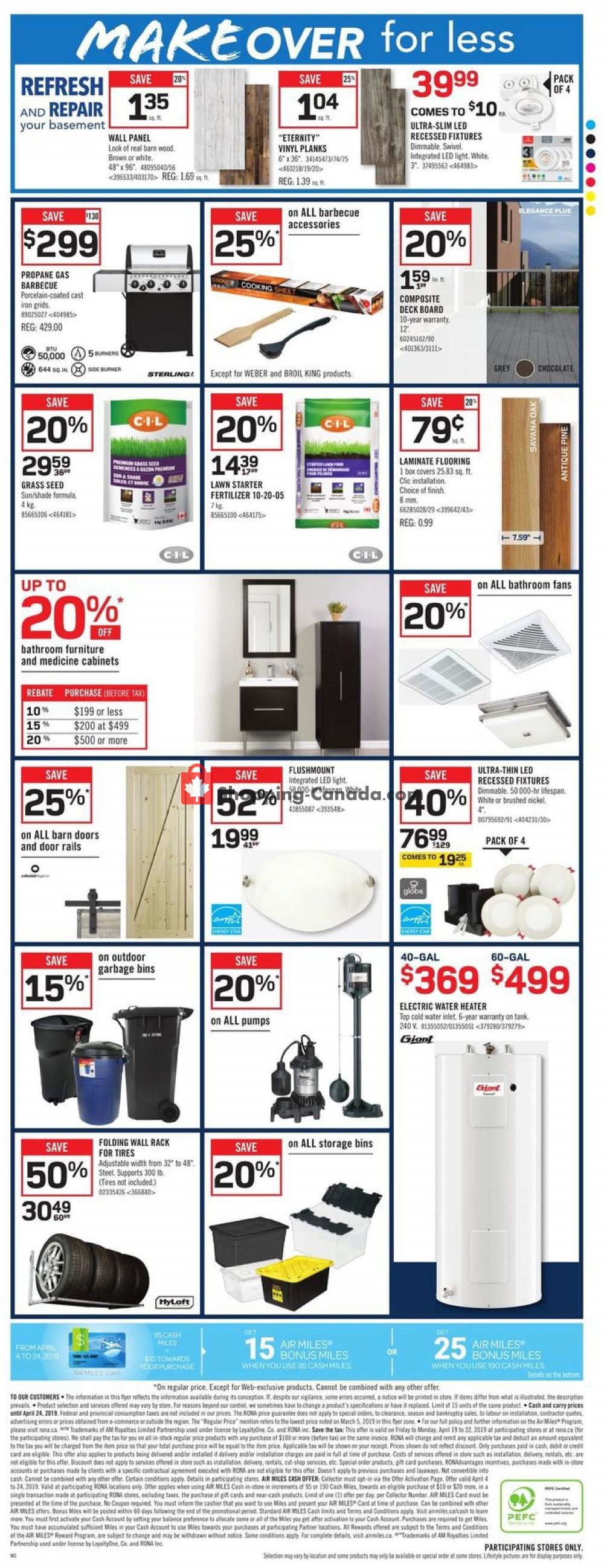 Rona flyer from Thursday April 18, 2019 to Wednesday April 24, 2019 - page 4