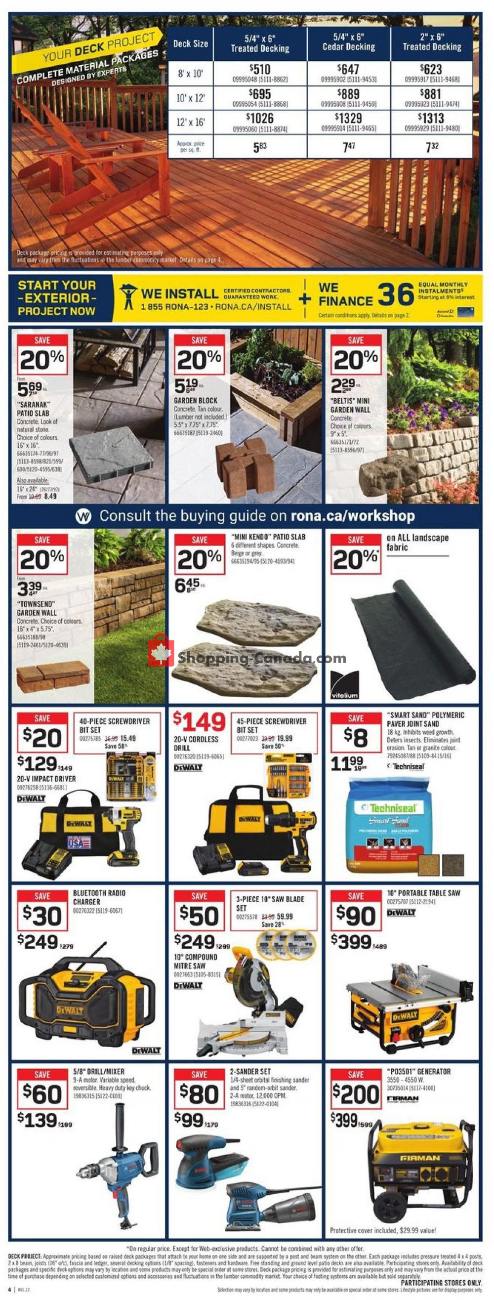 Rona flyer from Thursday May 9, 2019 to Wednesday May 15, 2019 - page 4