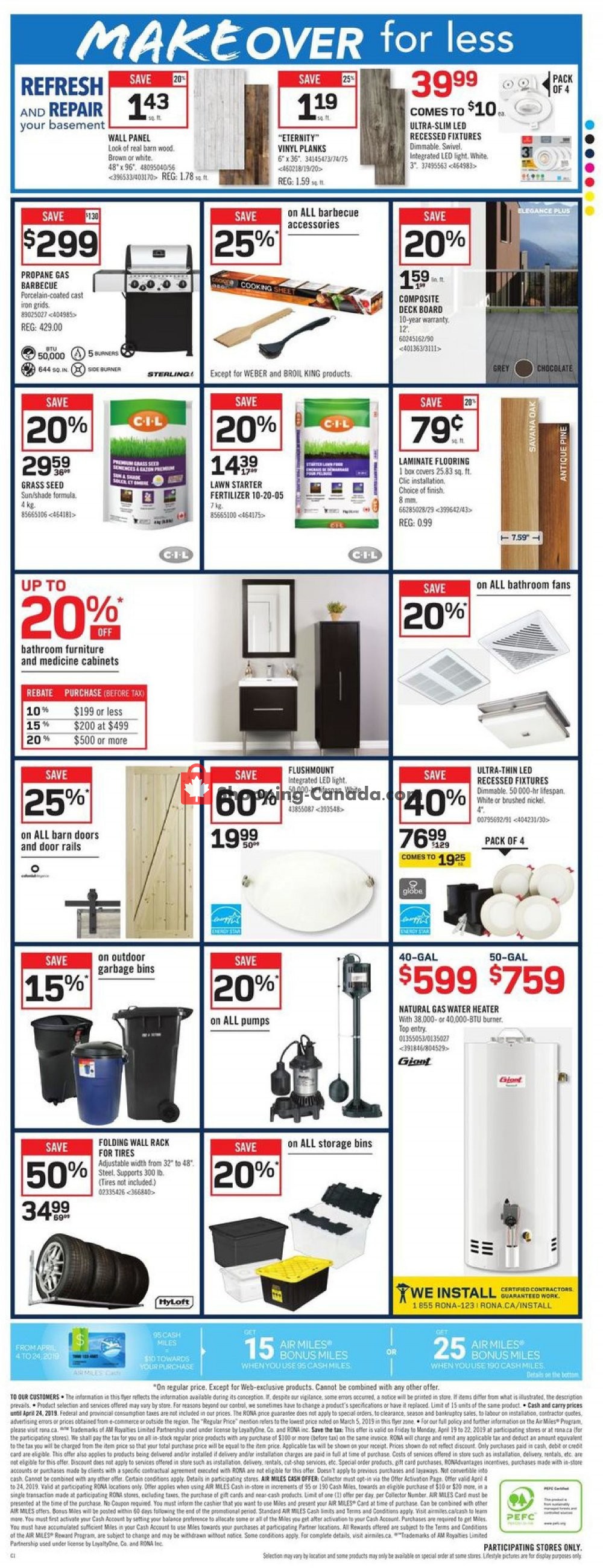 Rona flyer from Thursday April 18, 2019 to Wednesday April 24, 2019 - page 6