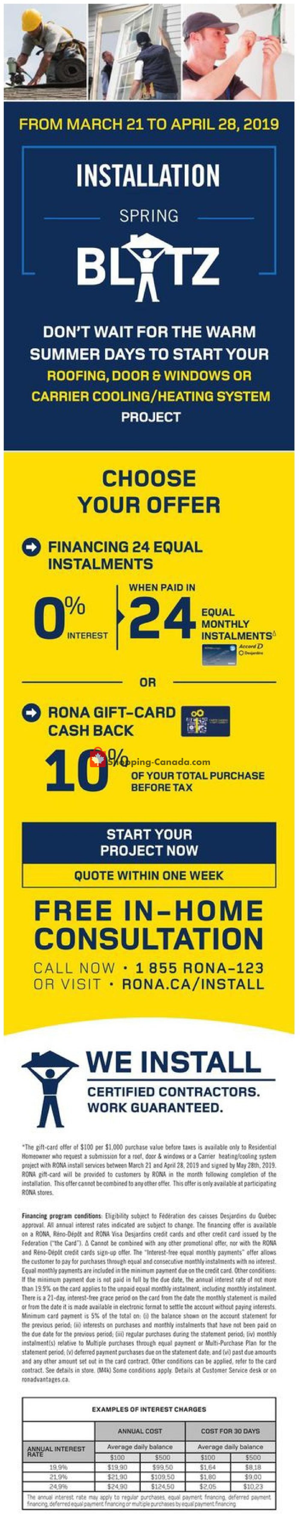Rona flyer from Thursday April 18, 2019 to Wednesday April 24, 2019 - page 9