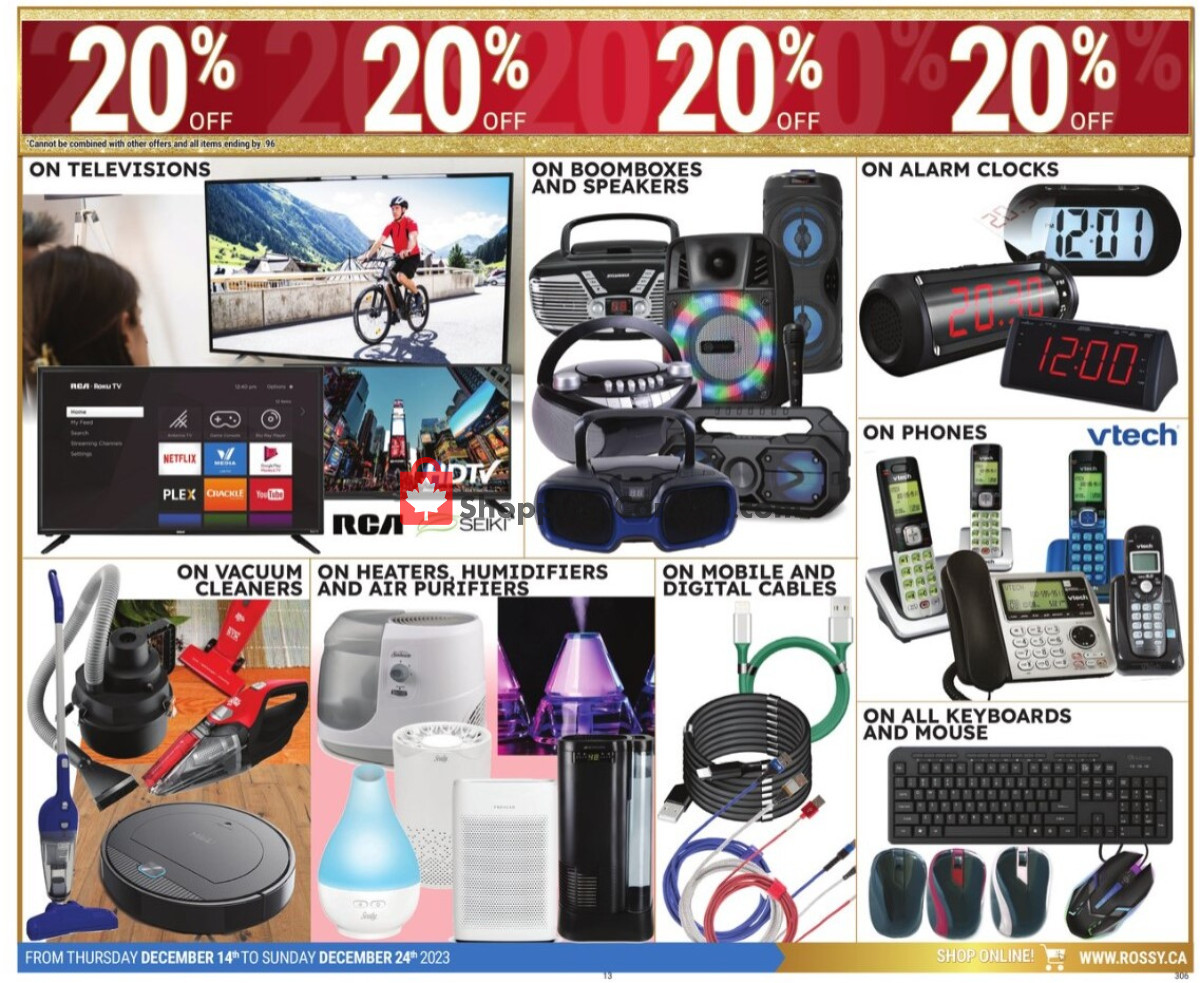 Rossy flyer from Thursday December 14, 2023 to Sunday December 24, 2023 - page 12