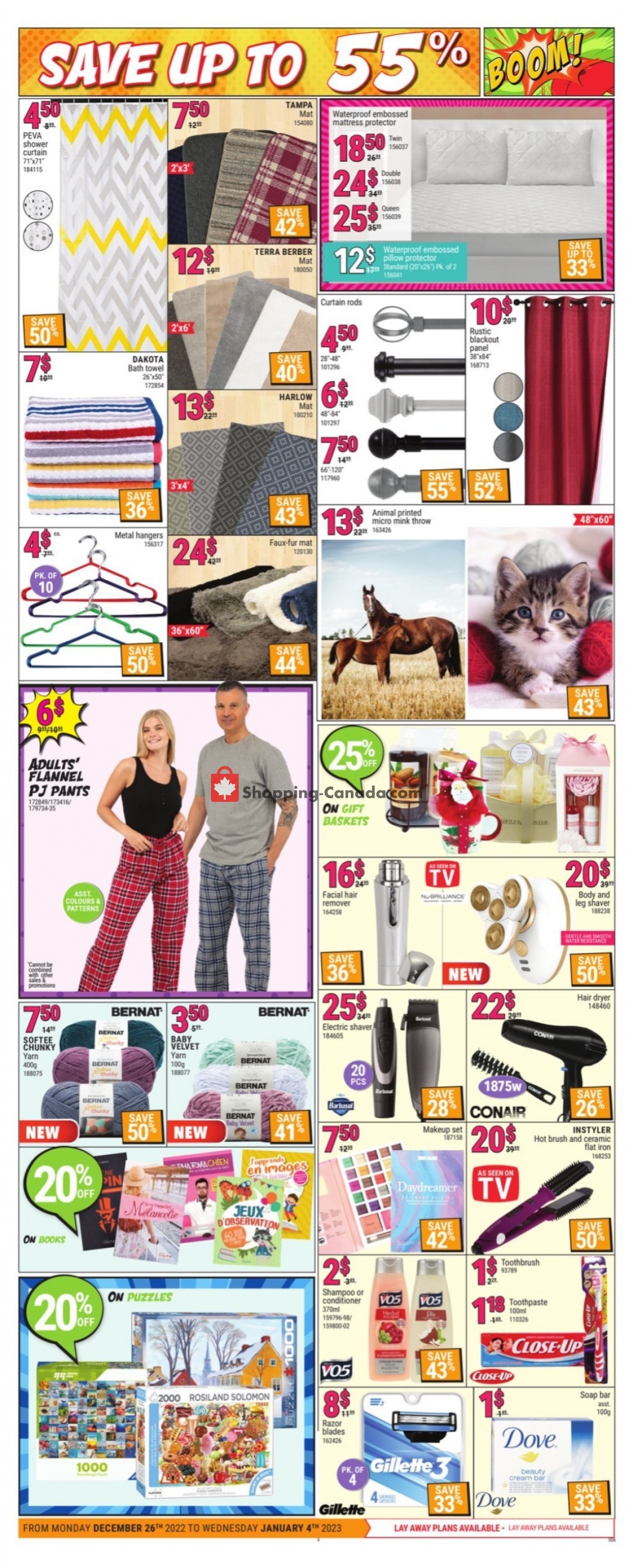 Rossy Canada, flyer (Boxing Week Sale) December 26 January 4, 2023