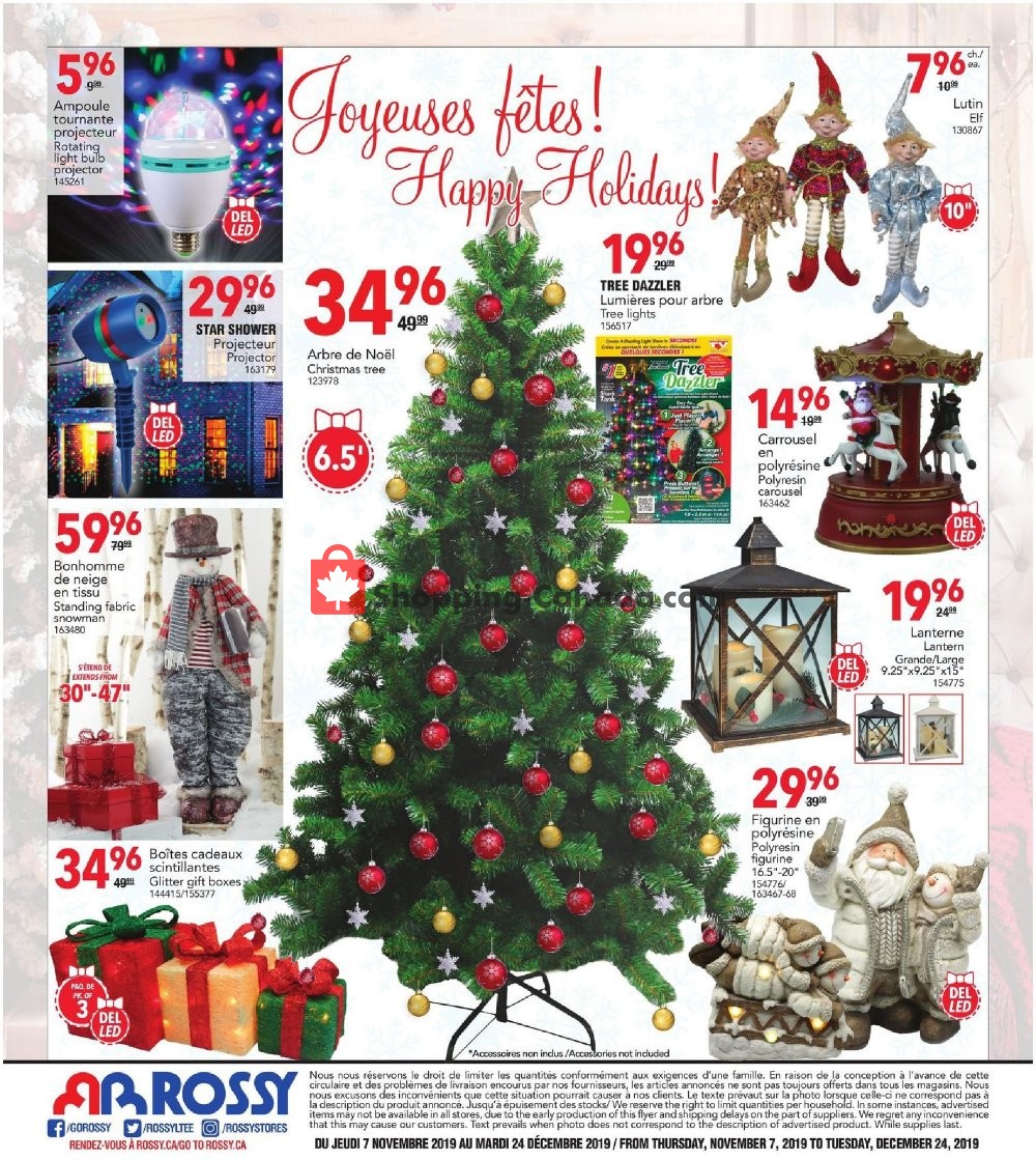 Rossy flyer from Thursday November 7, 2019 to Tuesday December 24, 2019 - page 24