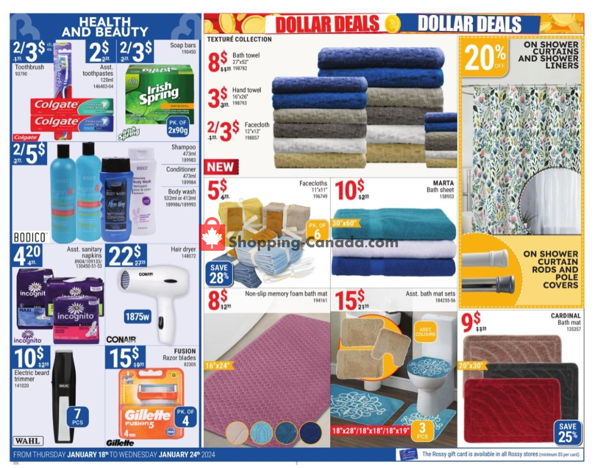 Rossy flyer from Thursday January 18, 2024 to Wednesday January 24, 2024 - page 2