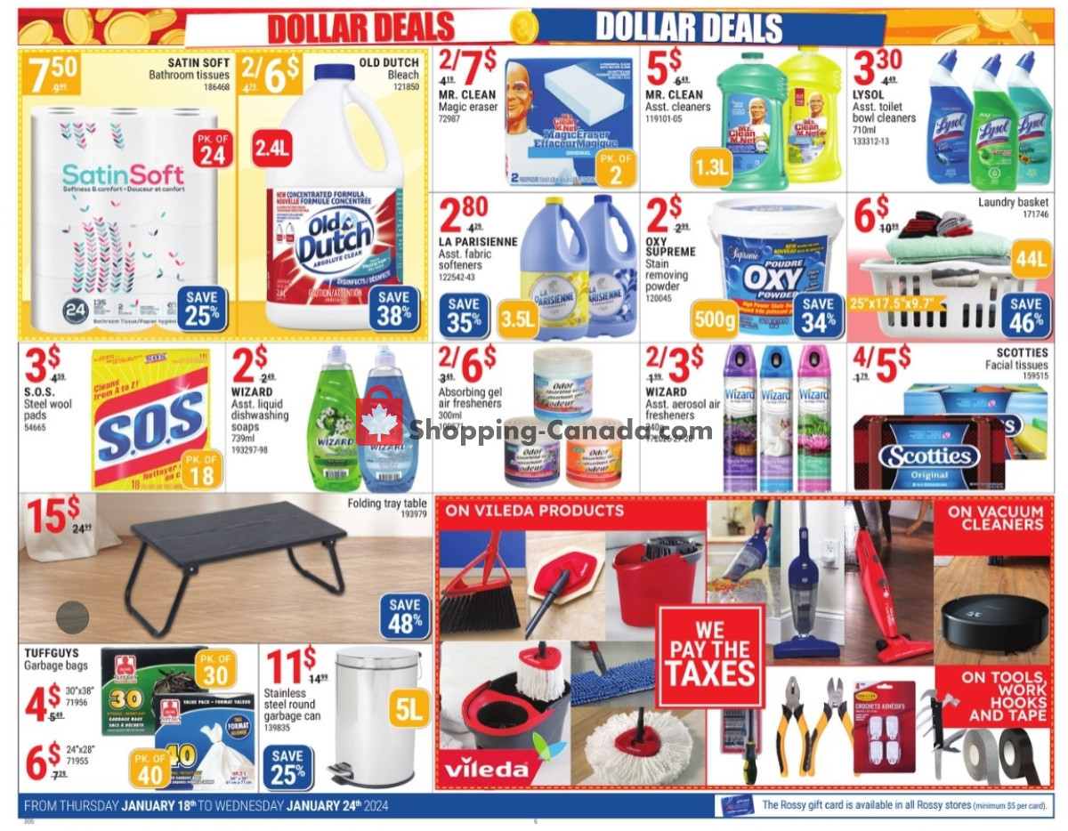 Rossy flyer from Thursday January 18, 2024 to Wednesday January 24, 2024 - page 6