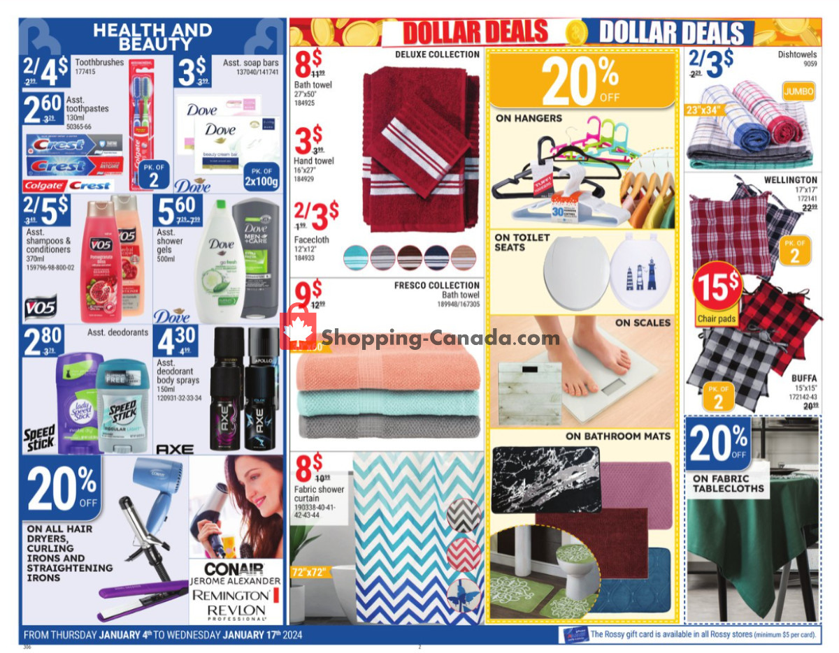 Rossy flyer from Thursday January 4, 2024 to Wednesday January 17, 2024 - page 2