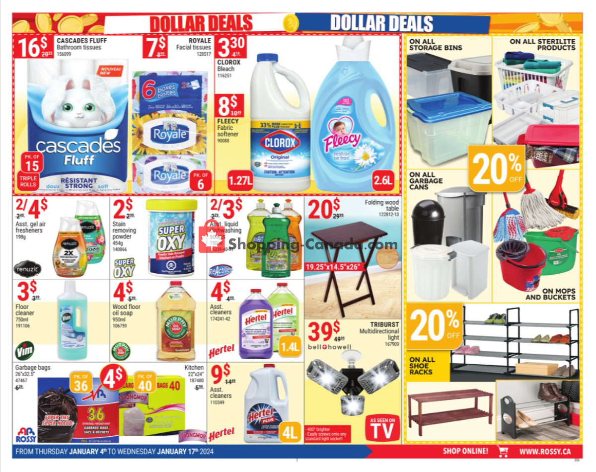 Rossy flyer from Thursday January 4, 2024 to Wednesday January 17, 2024 - page 5
