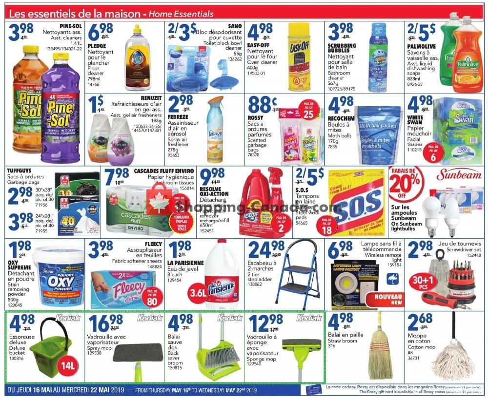 Rossy flyer from Thursday May 16, 2019 to Wednesday May 22, 2019 - page 9