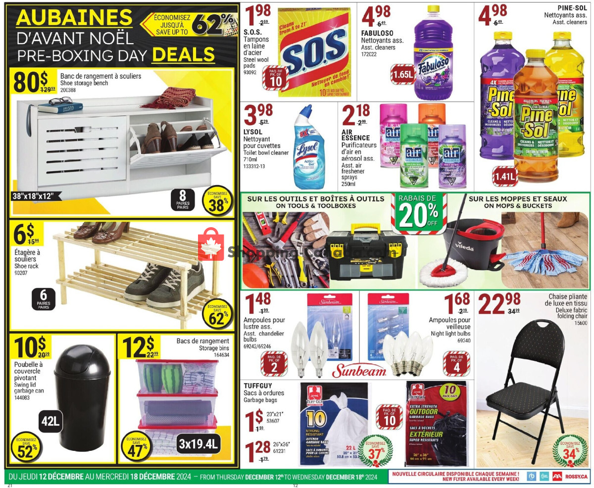 Rossy flyer from Thursday December 12, 2024 to Wednesday December 18, 2024 - page 24