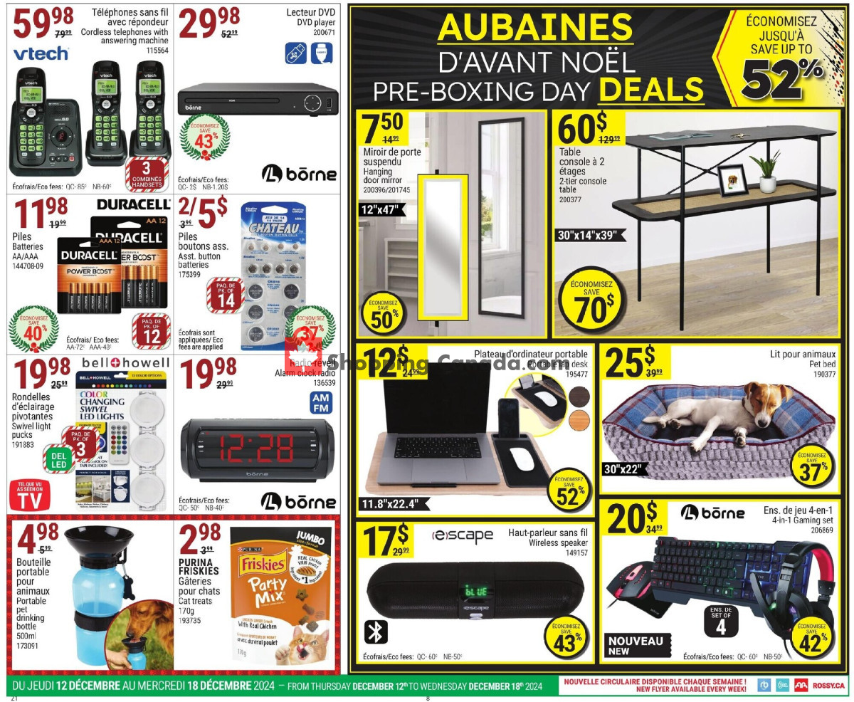 Rossy flyer from Thursday December 12, 2024 to Wednesday December 18, 2024 - page 8